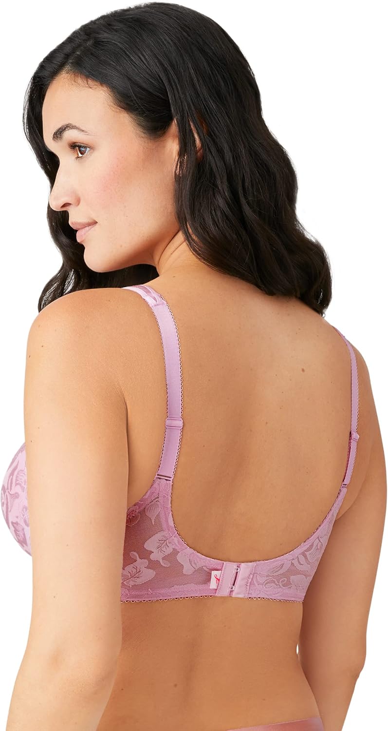 Wacoal Damen Awareness Eness Bügel BH, Undurchsichtige 100E Duftend Lila, 100E Duftend Lila