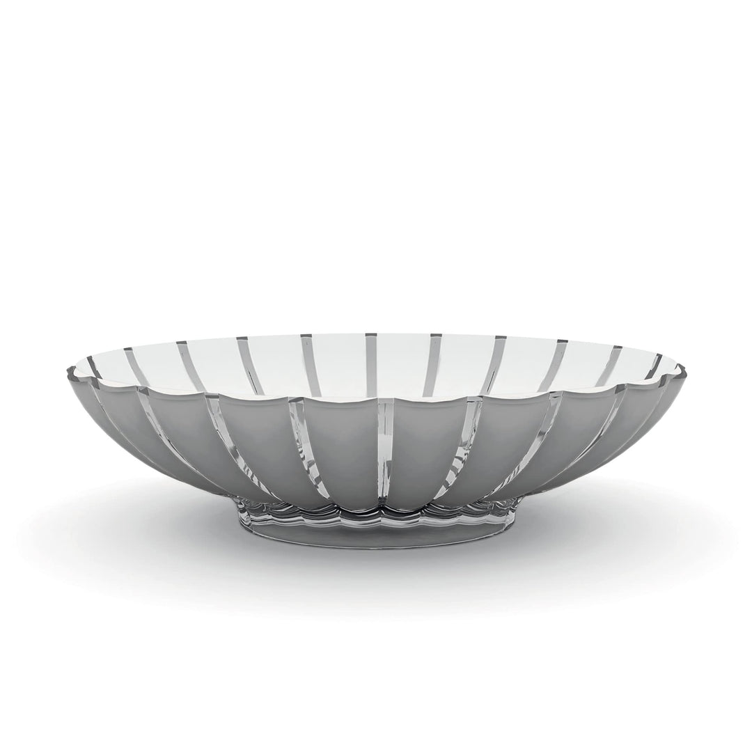 Guzzini - Grace, Schale/Obstplatte - Himmelgrau, 30,5 x 37,5 x h9 cm - 29790092, Grau