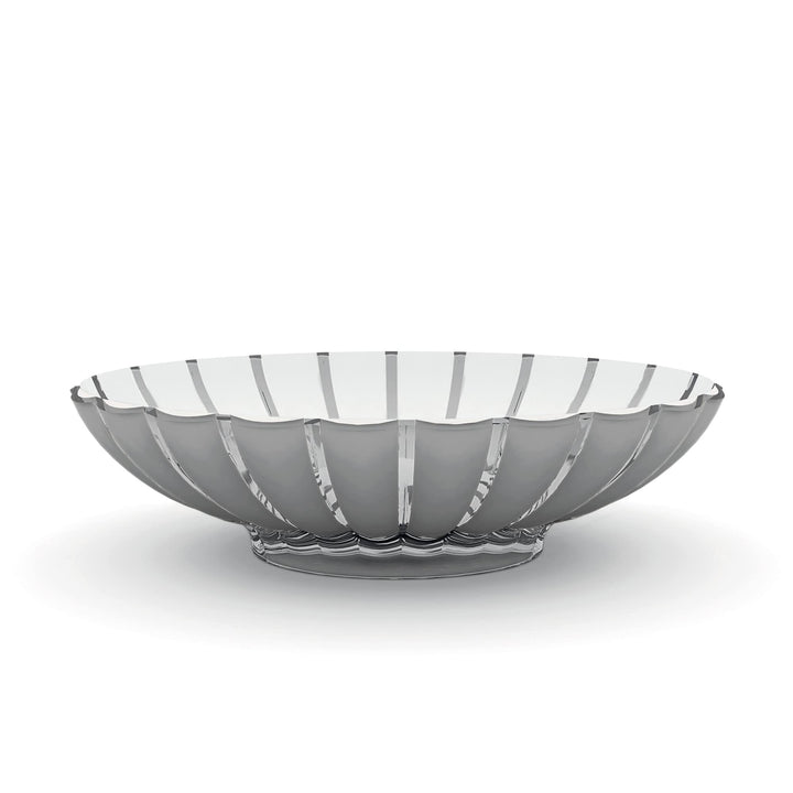 Guzzini - Grace, Schale/Obstplatte - Himmelgrau, 30,5 x 37,5 x h9 cm - 29790092, Grau
