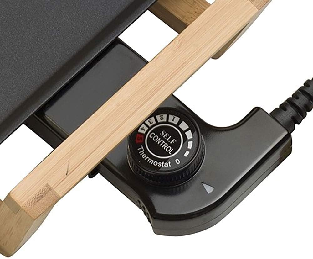 Bestron elektrischer Tischgrill, Plancha-/Teppanyaki-Grillplatte mit Antihaftbeschichtung, Grillspas