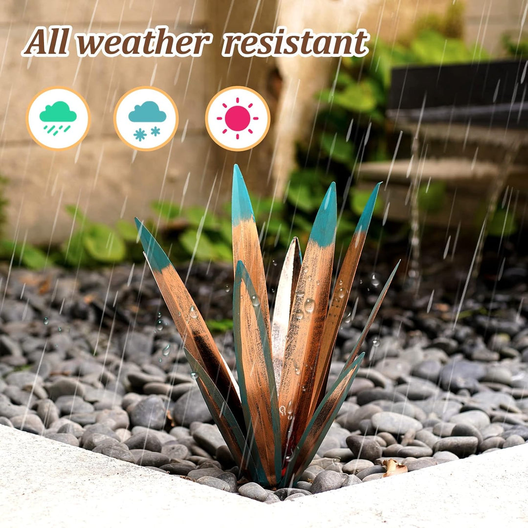 Tequila Rustikale Skulptur DIY Rustikale Handbemalte Metall Agave Pflanze Home Decor Garten Hof Skul