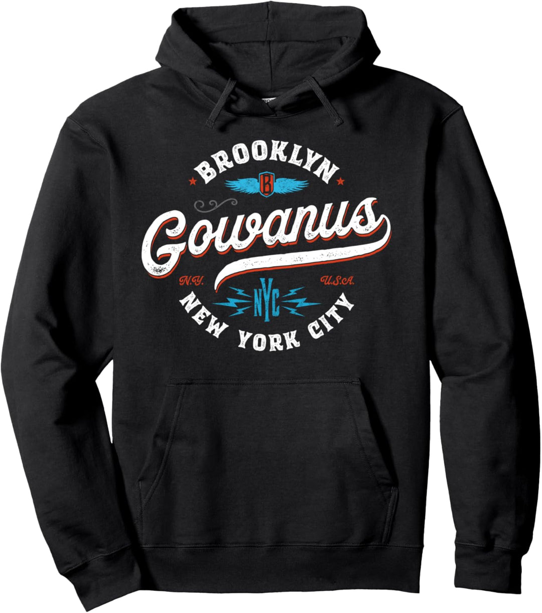 Gowanus Brooklyn New York City - NYC retro vintage Pullover Hoodie