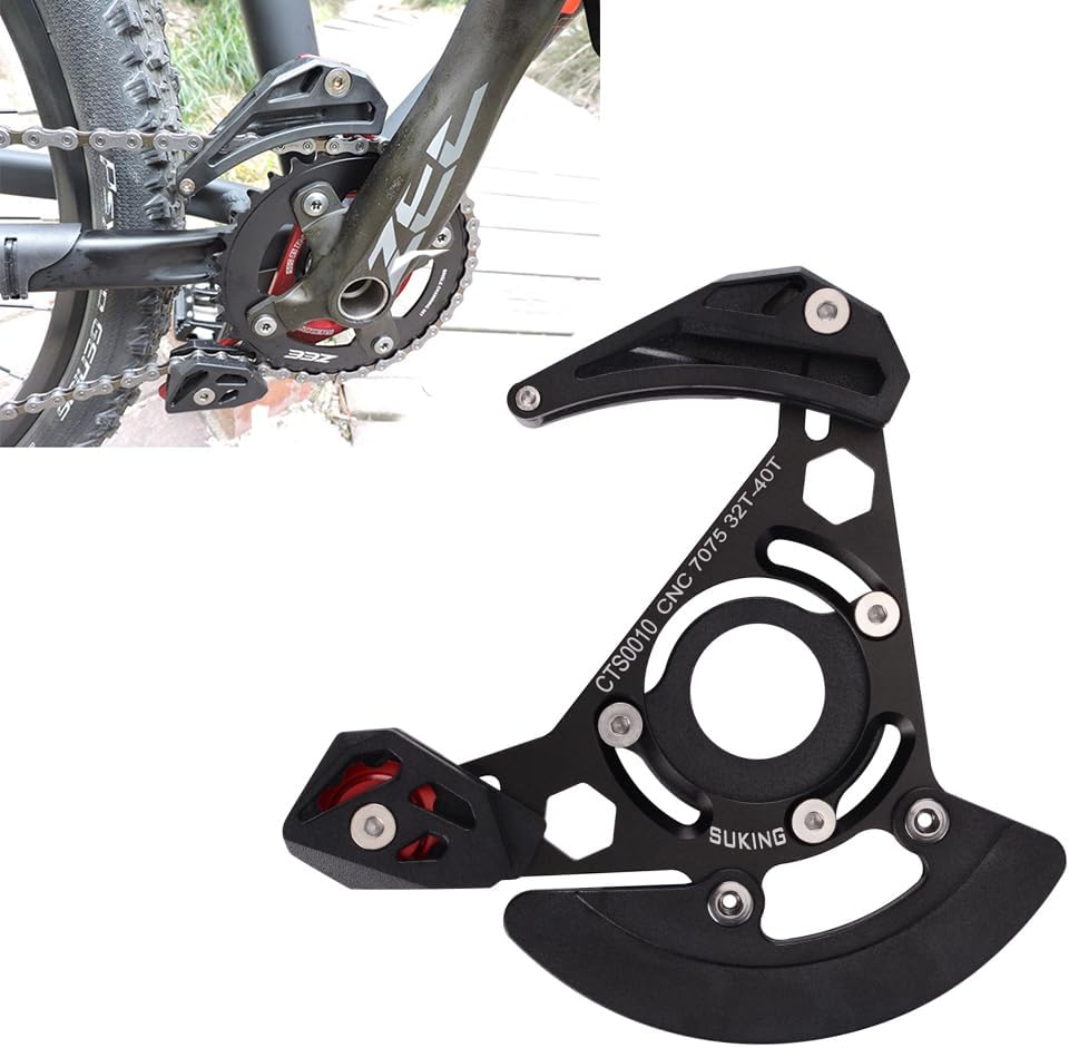 BESNIN Kettenführung ISCG-05 Mountainbike Kettenführung Bike MTB Kettenführung für 1x System Schwarz