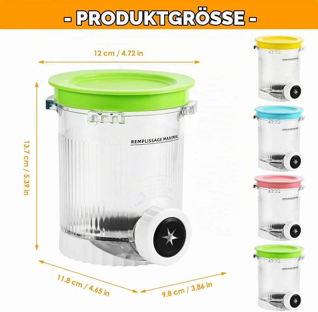 4 Stück für Ninja Creami Behälter, Behälter Kompatibel für Ninja Swirl by CREAMi, Zubehör für Modell