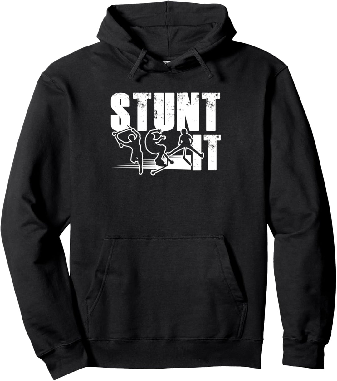Scooter Roller Stunt Scooter Stuntscooter Geschenk Pullover Hoodie
