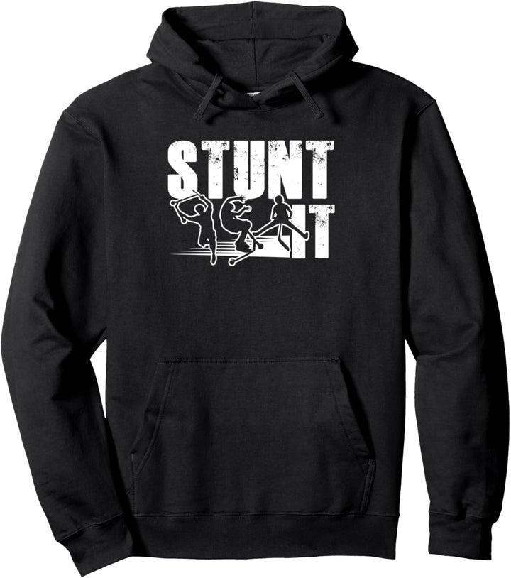 Scooter Roller Stunt Scooter Stuntscooter Geschenk Pullover Hoodie