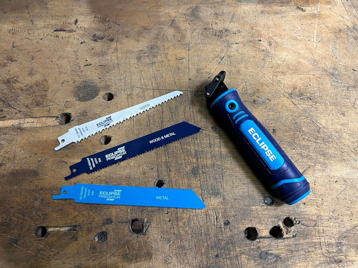 Eclipse Professional Tools EMFH4PS Multifunktionsgriff und Stichsägeblatt-Set, Handsäge zum Schneide