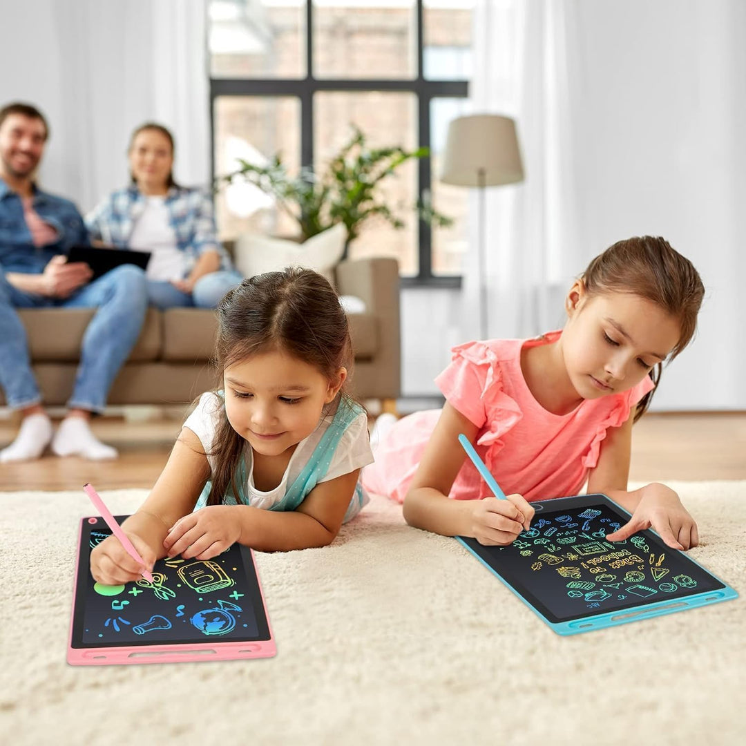 kogabanny 12 Zoll 2 Stück LCD Schreibtafel Kinder, Umweltfreundliche Maltafel Zaubertafel, Leicht Zu