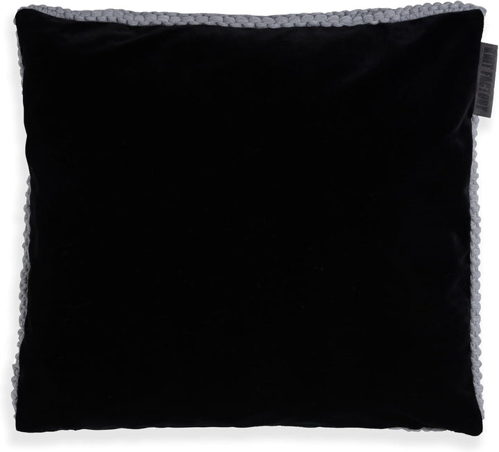 KNIT FACTORY - Vinz Kissen - Grau - 50x50 cm 50x50 cm Grau, 50x50 cm Grau