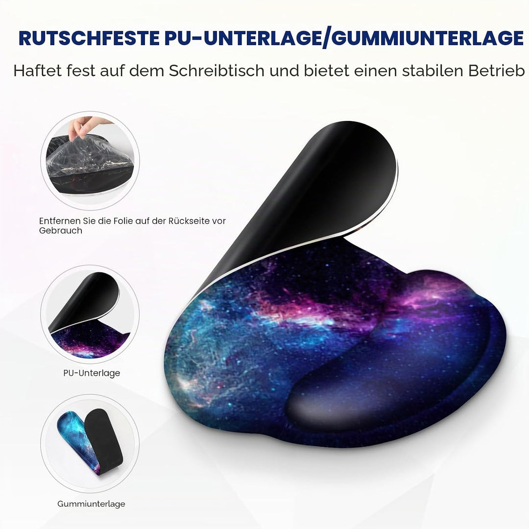 Gaming-Mauspad, grosse Schreibtischunterlage, niedlicher Schreibtischunterlage, 4-in-1 XXL-Mauspad +