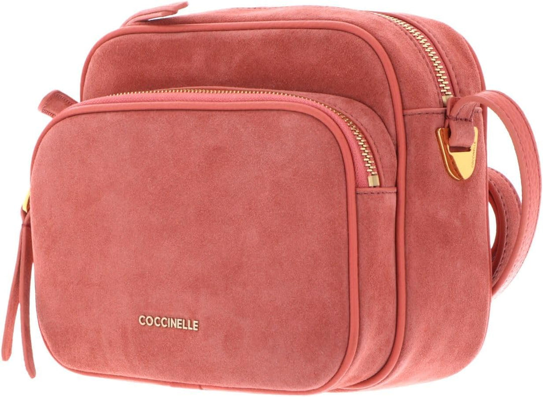 Coccinelle Lea Suede Umhängetasche Koralle