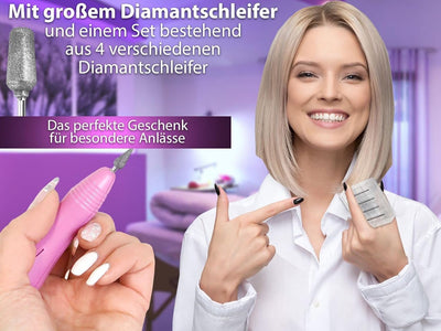 Fusspflegegerät Fusspflege Fräser Set mit grossem Diamantschleifer für die grossflächige Hornhautent