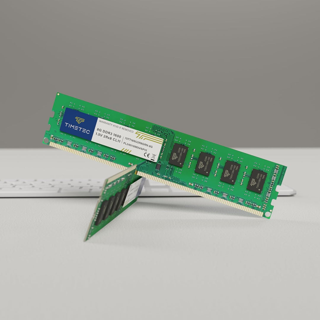 Timetec 16GB KIT (2x8GB) DDR3 1600 MHz (DDR3-1600) PC3-12800 (PC3-12800U) Non-ECC Ungepuffert 1,5V C