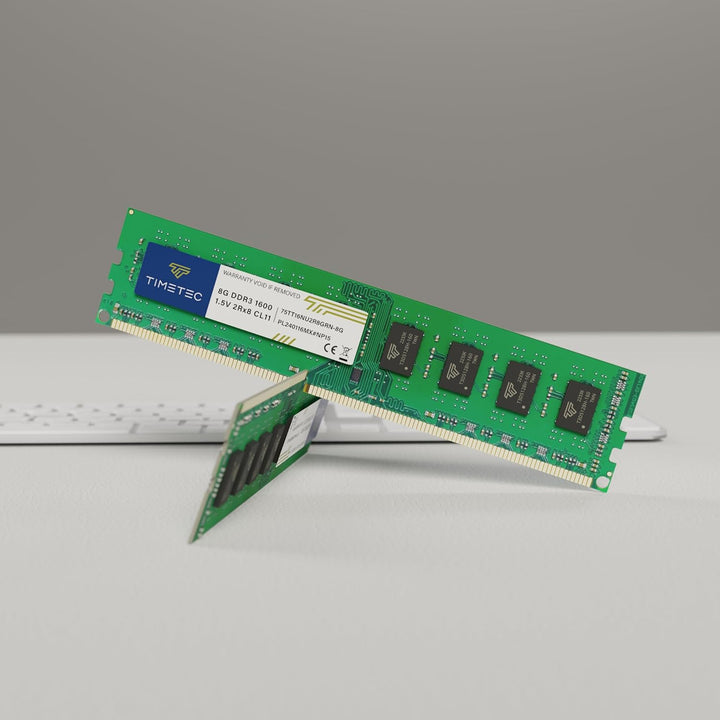 Timetec 16GB KIT (2x8GB) DDR3 1600 MHz (DDR3-1600) PC3-12800 (PC3-12800U) Non-ECC Ungepuffert 1,5V C