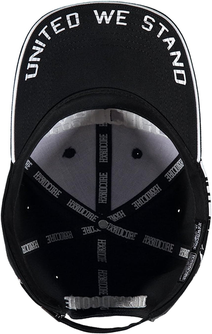 100% HARDCORE Cap United Kappe Cappy Mütze Totenkopf Gabber Speedcore Skull