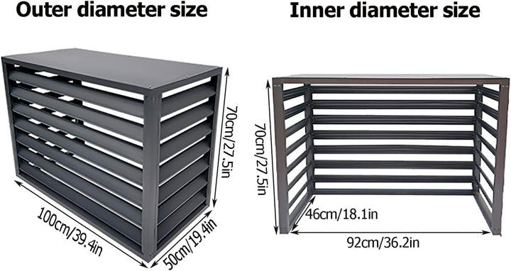 Abdeckung Klimaanlage Aussengerät, Abdeckung Für Klimaanlage Aluminium, Schutzgehäuse Aus Klimagerät