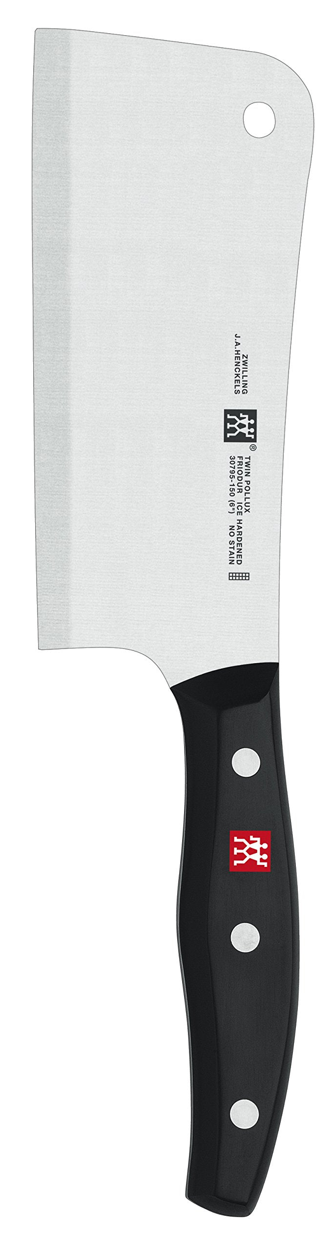 Zwilling 1001406 Hackmesser, Klingenlänge: 15 cm, Breites Klingenblatt, Rostfreier Spezialstahl/Kuns