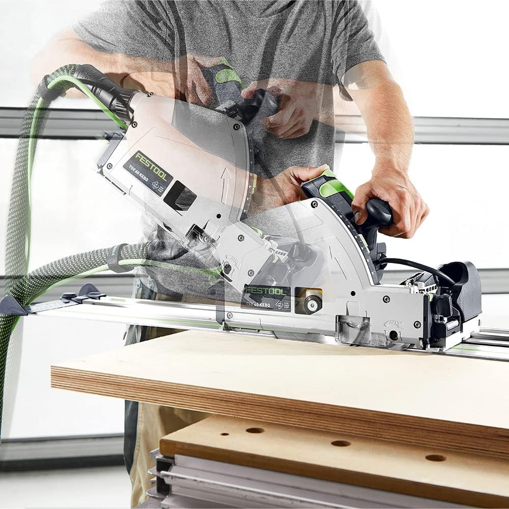 Festool Vorritzer-Tauchsäge TSV 60 KEBQ-Plus (mit Kreissägeblatt, Sichtfenster, Innensechskantschlüs