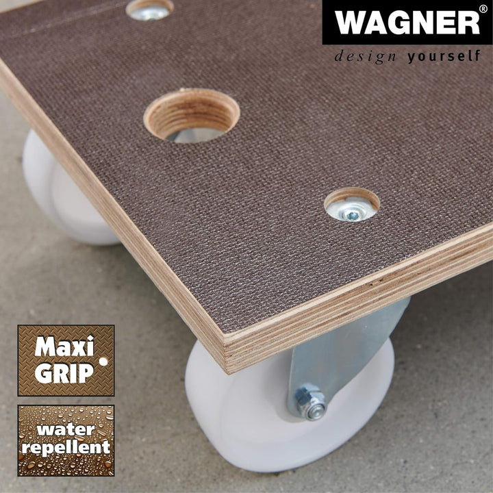 Wagner Transporthilfe MM 1143 I 57,5 x 30 x 15 cm - Tragkraft 500 kg - Multiplex - für schwer belade