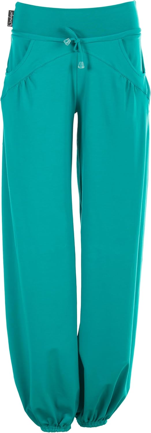 WINSHAPE Damen Trainingshose Dance Fitness Freizeit Sport, L Ocean-green