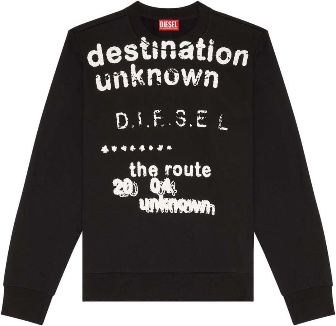 Diesel Herren Sweatshirt mit Rundhalsausschnitt M 9xx-0hayt, M 9xx-0hayt