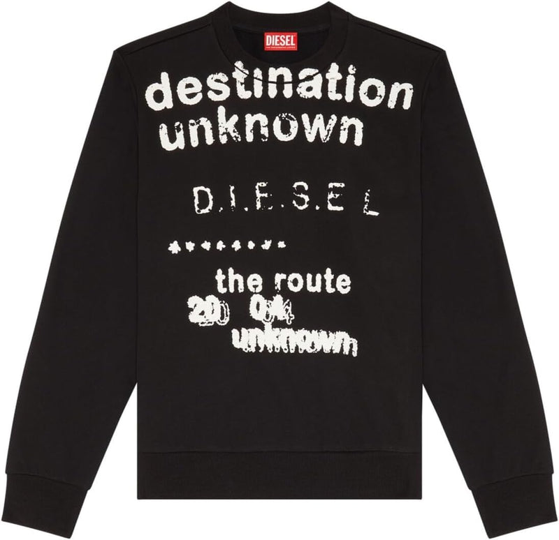 Diesel Herren Sweatshirt mit Rundhalsausschnitt L 9xx-0hayt, L 9xx-0hayt