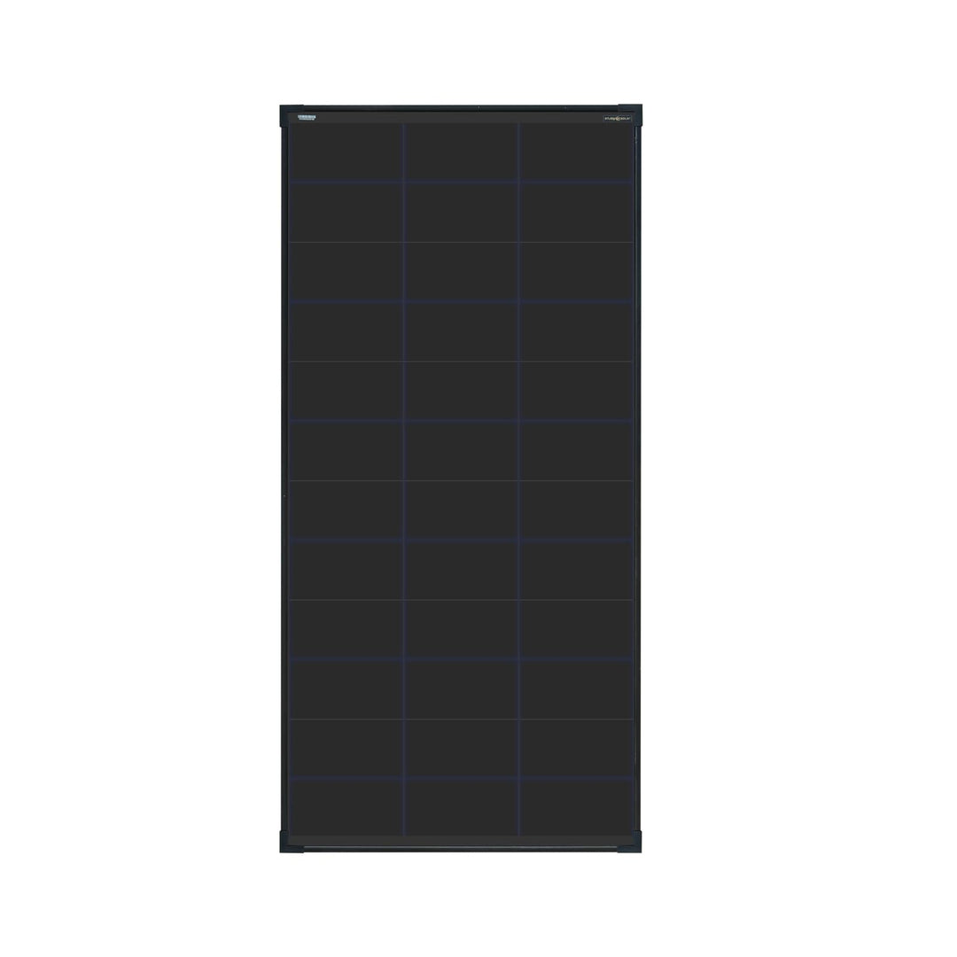 enjoy solar® 150W 12V Monokristallines Solarmodul mit HPBC-Technologie - 25% Hocheffizienz, 182mm So
