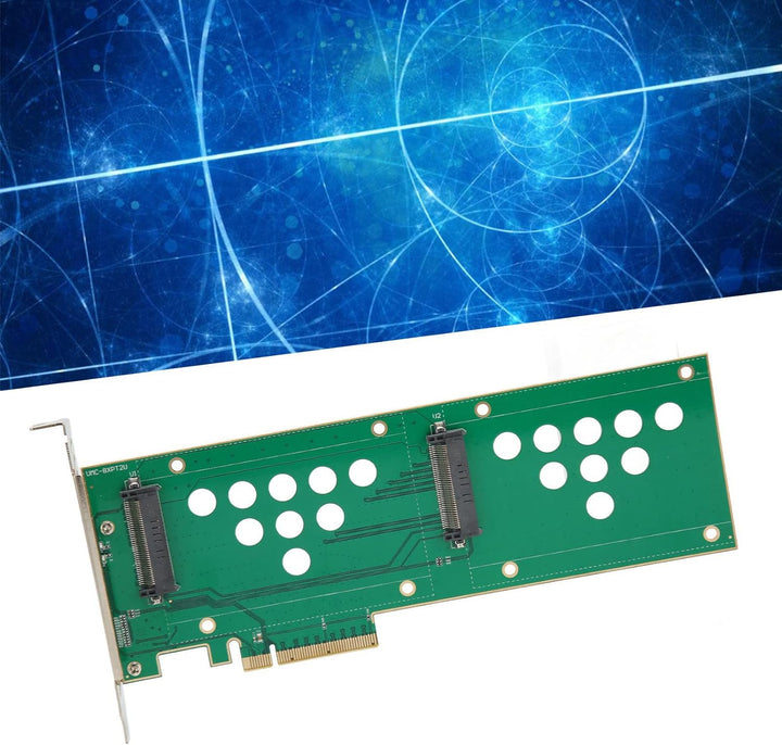 U.2 PCIe NVMe Adapter, U.2 PCIe SSD Riser Card, U.2 zu PCIe 3.0 4.0 X8 X16 SSD Adapterkarte 40Gbps D