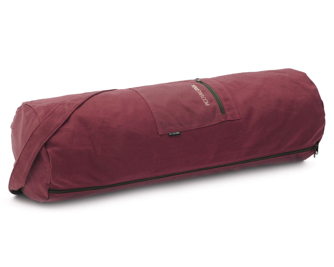 Yogatasche Yogibag® Basic - Zip - Cotton - Big Plus - 73 Cm Bordeaux