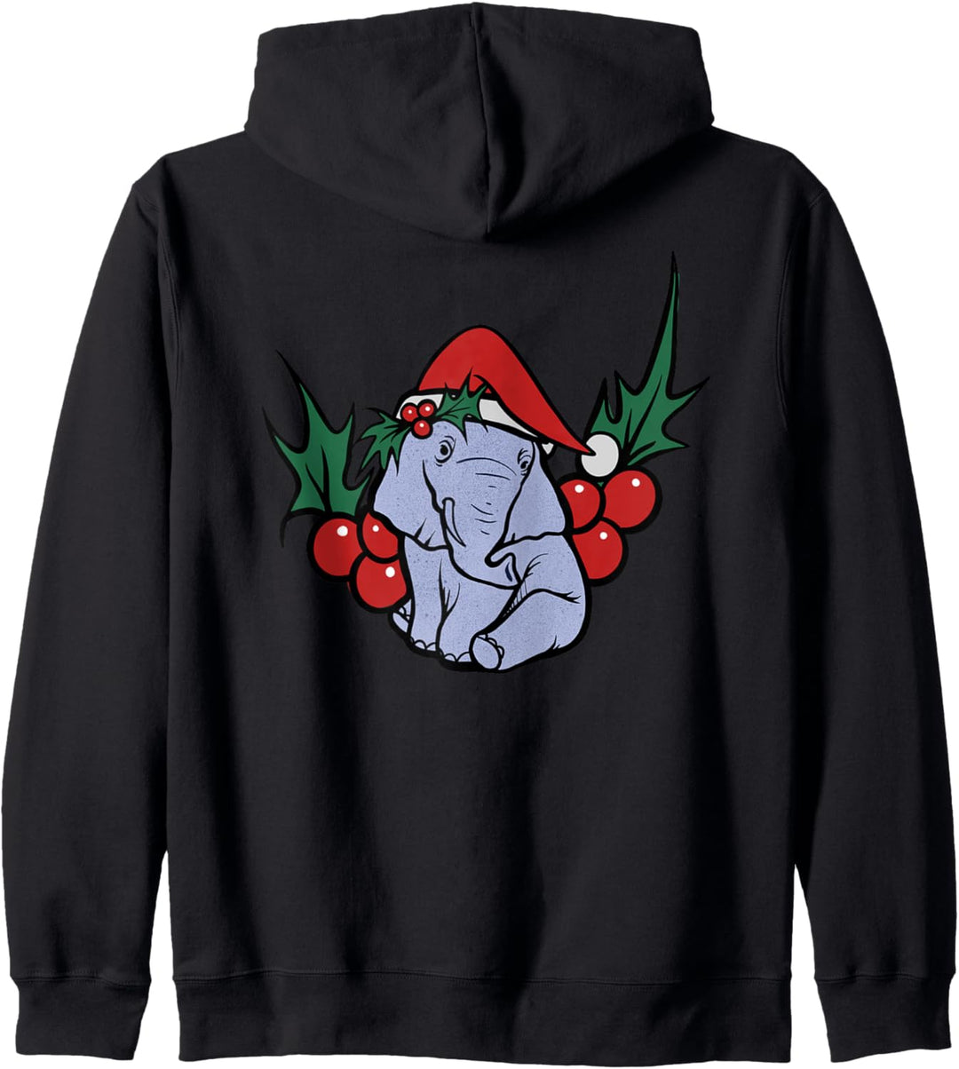 Merry Christmas Frohe Weihnachten Netter Weihnachtselefant Kapuzenjacke