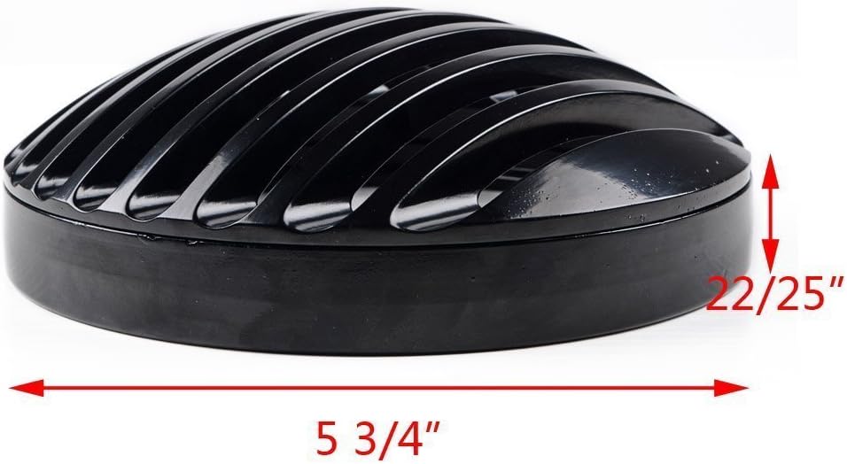 5 3/4" Aluminum Grill Schutz Abdeckung Für Harley