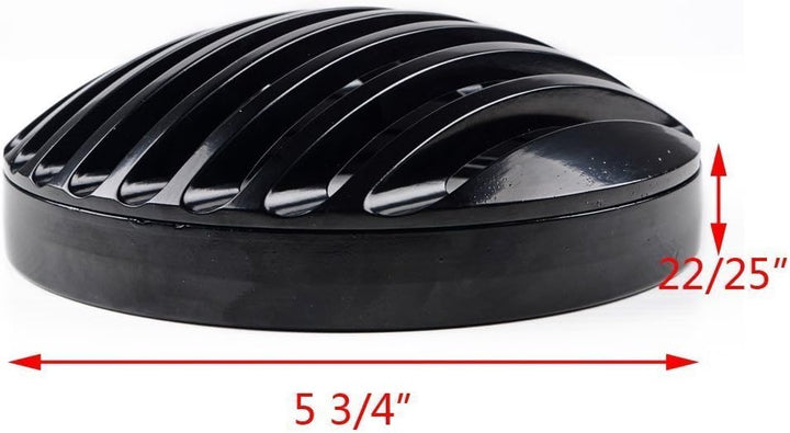 5 3/4" Aluminum Grill Schutz Abdeckung Für Harley