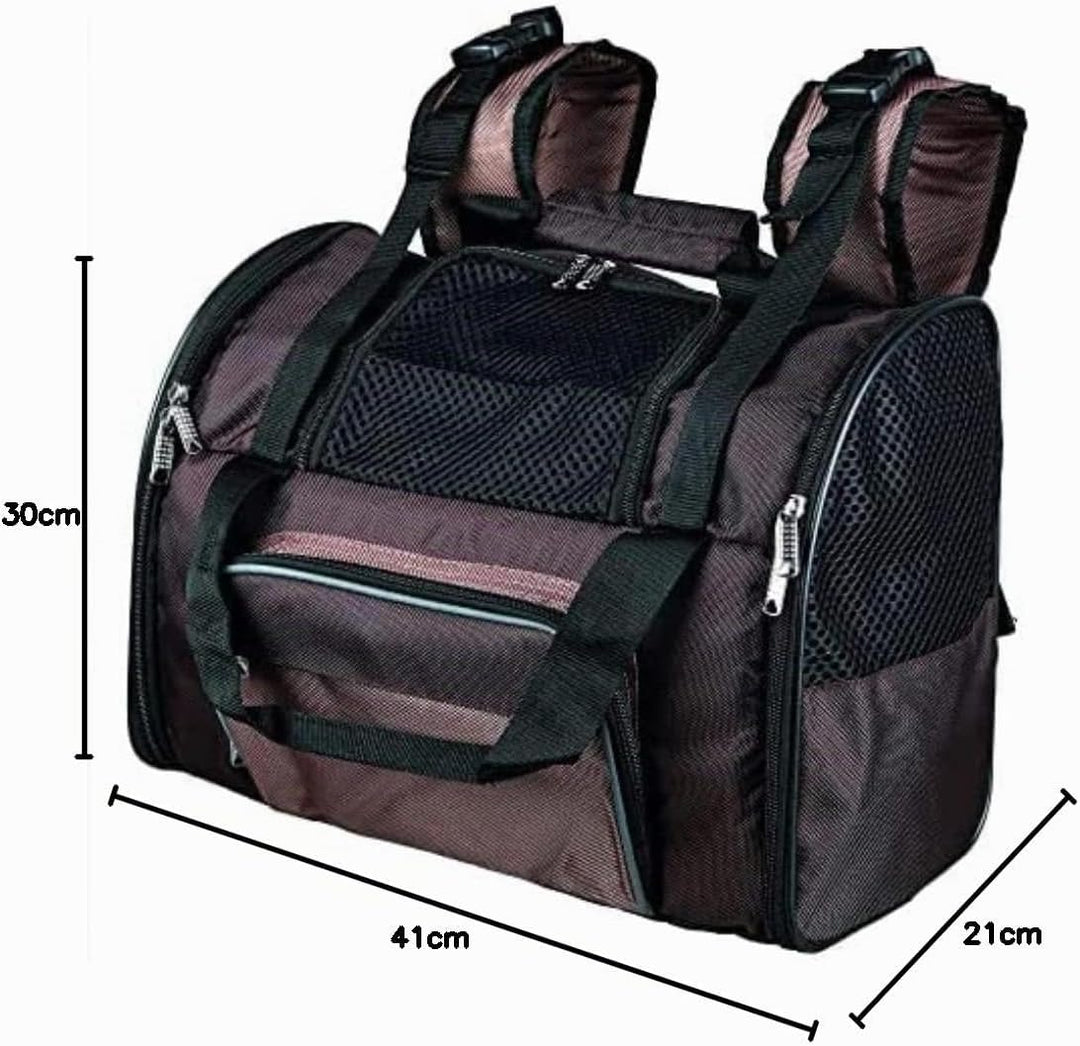 Trixie 28871 Rucksack Shiva, 41 × 30 × 21 cm, braun, Braun