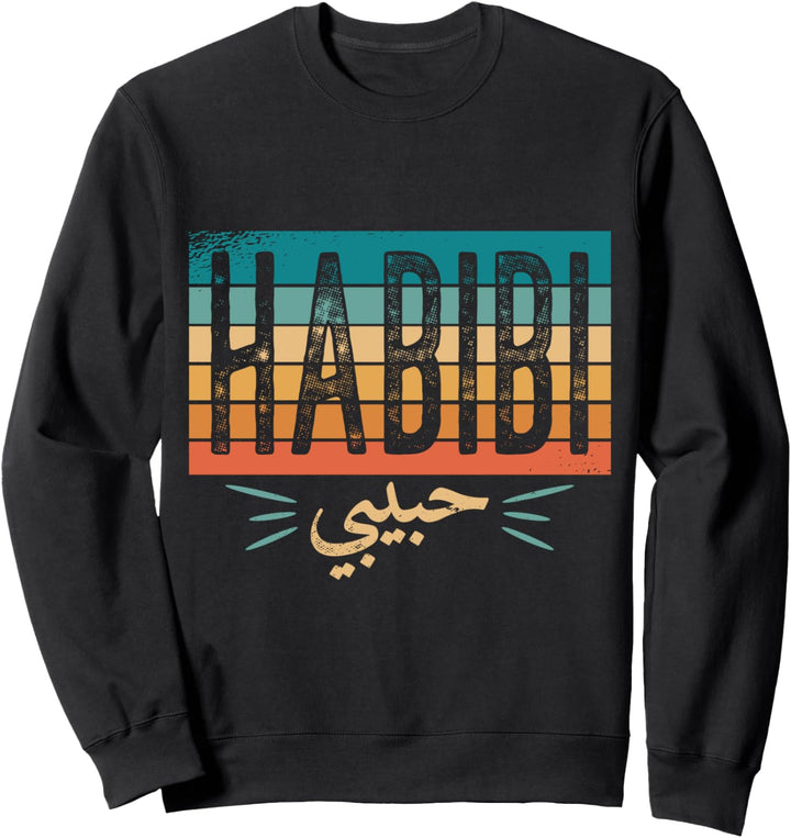 Arabische Schrift Habibi für Männer & Frauen zu Weihnachten Sweatshirt
