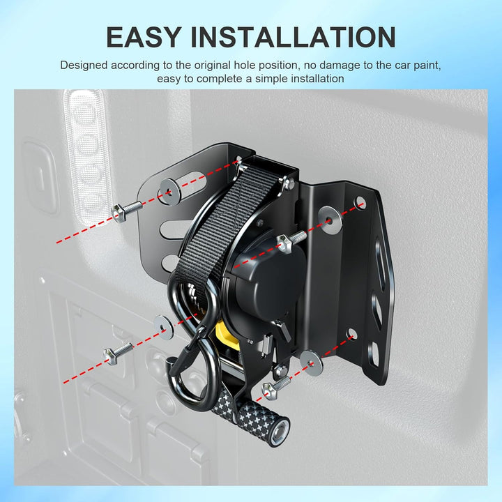 Einziehbare Ratschengurte kompatibel mit Ford F150 2015–2024, einziehbare Spanngurte, Ersatz für For