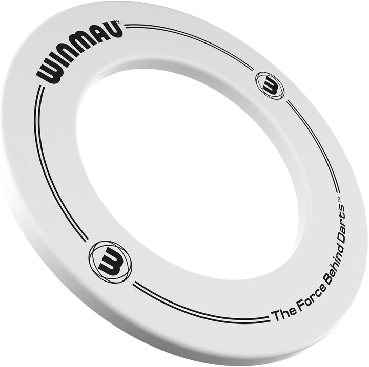 WINMAU Unisex – Erwachsene Printed Dartboard Surround Einheitsgrösse Weiss, Einheitsgrösse Weiss