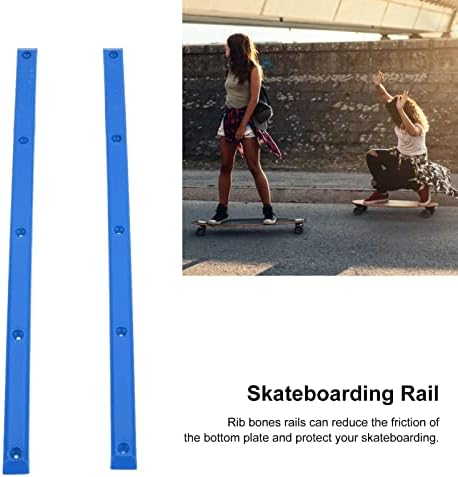 Dilwe Rib Bones Rails, POM-Longboard-Schutz für Sanftes Gleiten und Stossfester Board-Rückenschutz 3