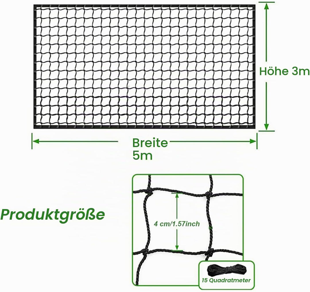 Ballfangnetz,Fangnetz Fussball,Schutznetz,Treppenzaun,Ballfangnetz,Wasserdicht Und Witterungsbeständ