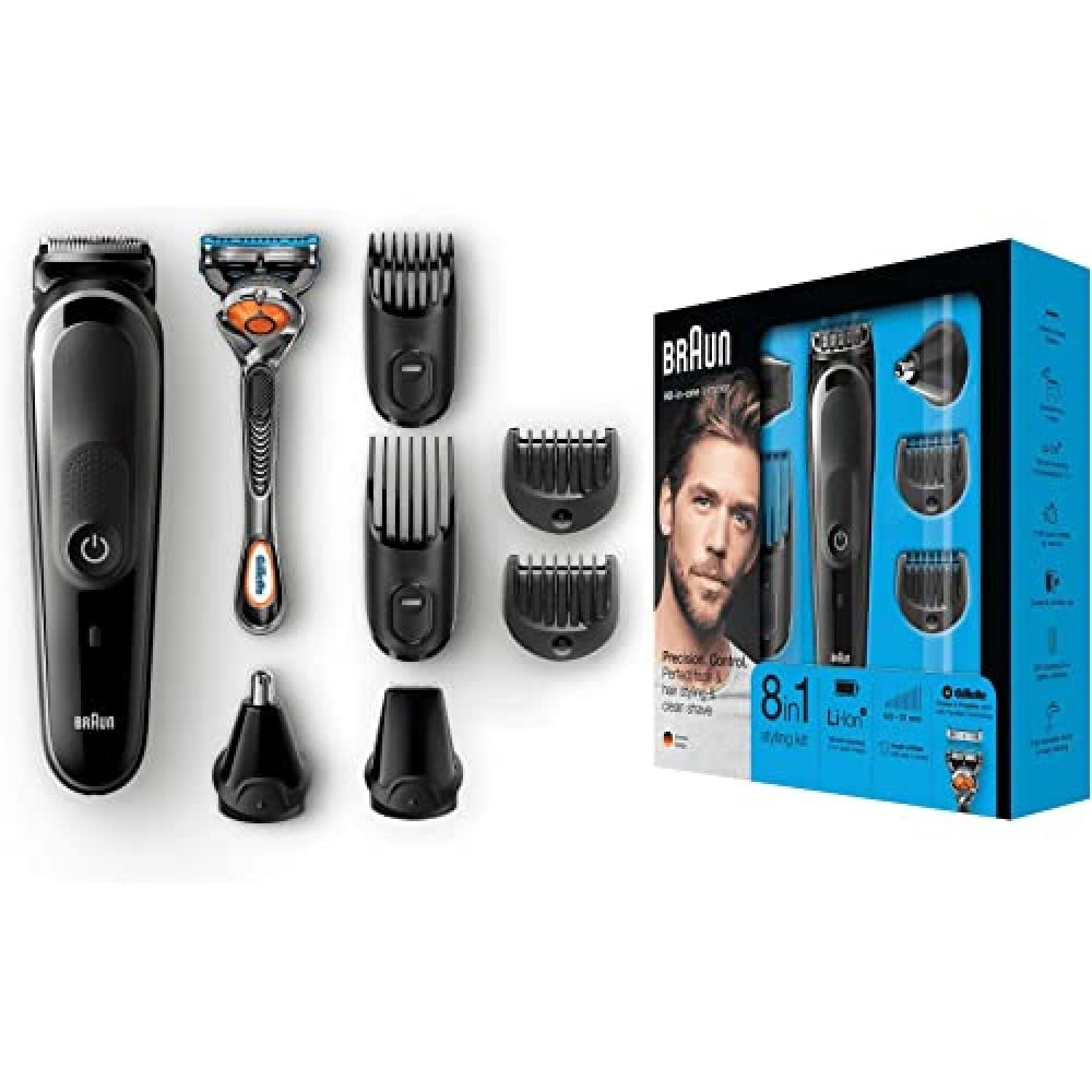 Braun MGK 5060 MultiGrooming Kit 8-in-1-Trimmer schwarz/grau