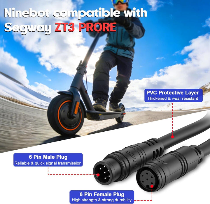 Tuning Chip Unlock Kabel für Segway Ninebot ZT3 Pro/Pro E, Plug & Play Spezialkabel zur Geschwindigk