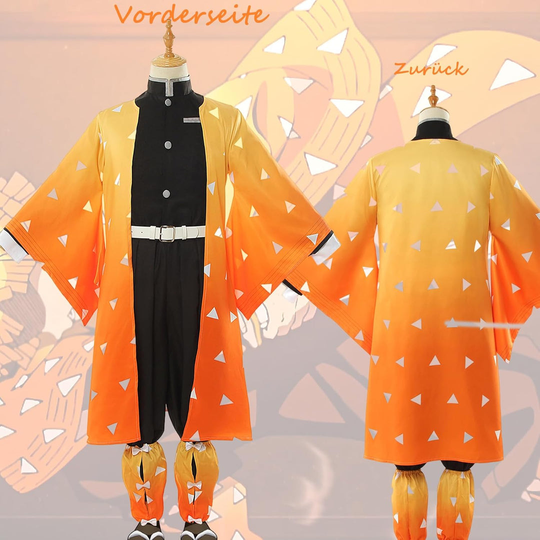 CR ROLECOS Kanroji Mitsuri kimono Cosplay Kostüm Tomioka Giyuu Vollständiger Satz Kostüm Anime Hallo