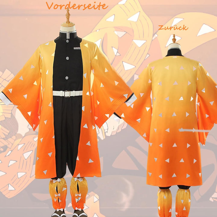 CR ROLECOS Kanroji Mitsuri kimono Cosplay Kostüm Tomioka Giyuu Vollständiger Satz Kostüm Anime Hallo