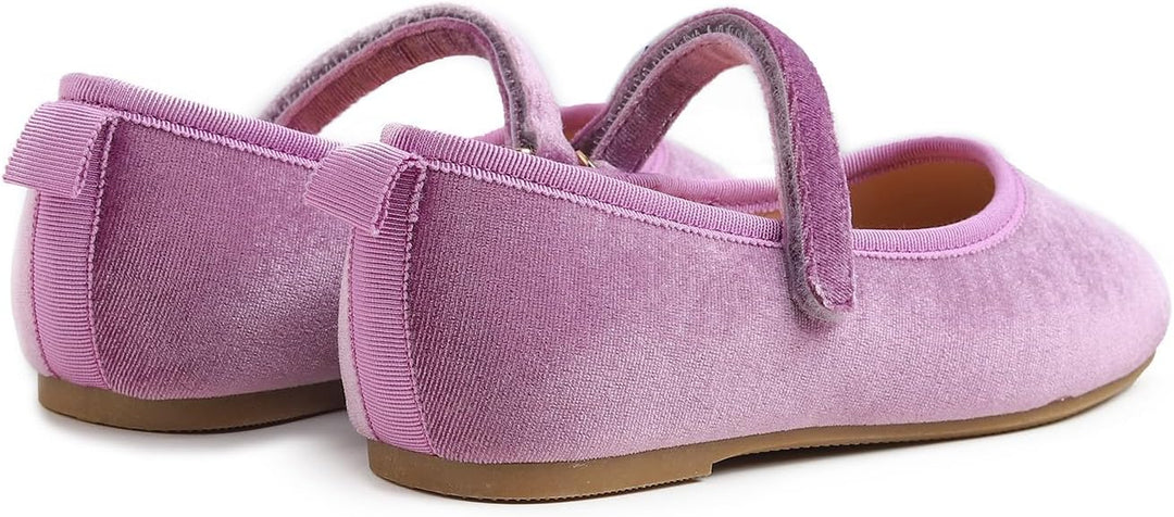 Feversole Girls Cute Dress, Mädchen süsses Kleid Mary Jane Schuhe weiche Party Urlaub Ballerinas 29