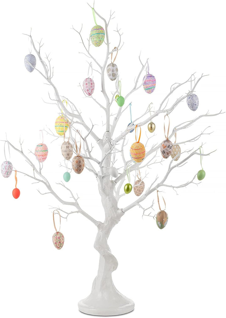 Nuptio Weiss Zweig Künstlichen Baum - 80cm Hoch Weihnachten Ornament Display Bäume, Ostern Gefälscht