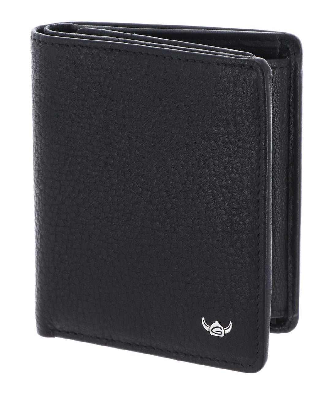 Golden Head Capri Geldbörse RFID Leder 8,5 cm Schwarz, Schwarz
