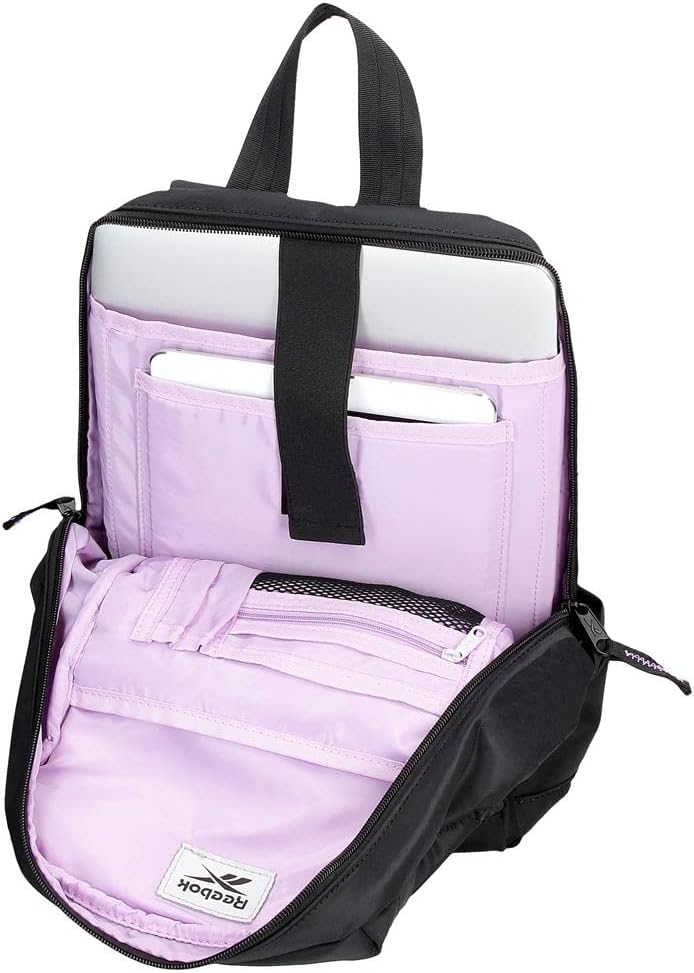 Reebok Linden Laptop-Rucksack Schwarz 25x36x10 cm Polyester 9L Mochila para Portátil Schwarz, Mochil