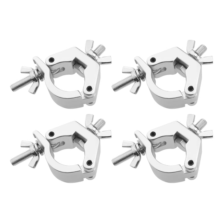 Create idea 4 Stück Haken aus Aluminiumlegierung Truss-Hakenklemme O-Klemme Halber Haken Bühnenlicht