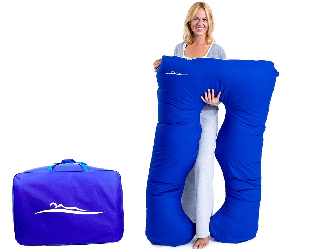 KomfortKissen ORIGINAL Premium Ergonomisches Kühlend Kuschelkissen | Körperkissen | Seitenschläferki