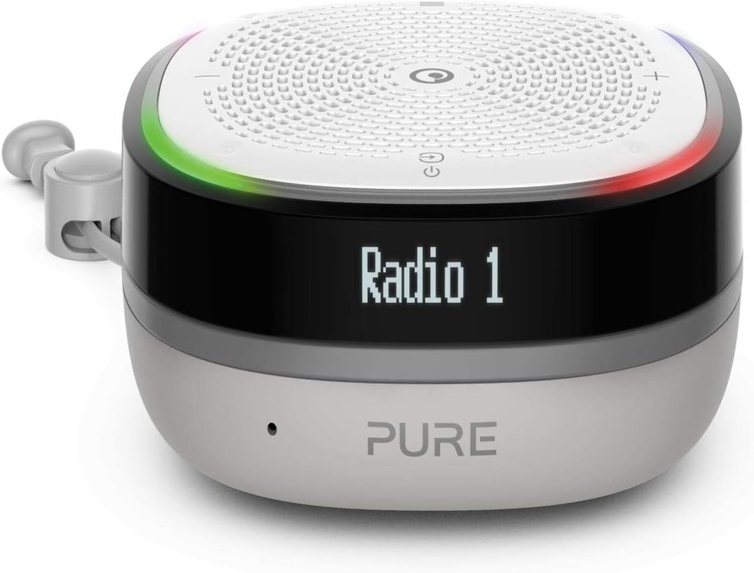 Pure StreamR Splash Outdoor DAB+/FM Smart Radio mit Alexa-Sprachsteuerung und Bluetooth (Wasserfest