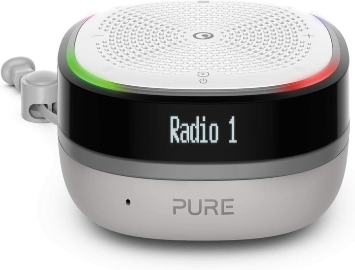 Pure StreamR Splash Outdoor DAB+/FM Smart Radio mit Alexa-Sprachsteuerung und Bluetooth (Wasserfest
